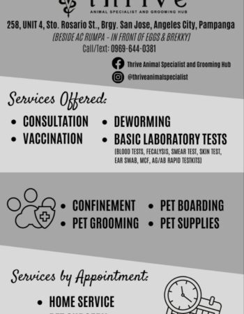 Thrive Animal Specialist and Grooming Hub